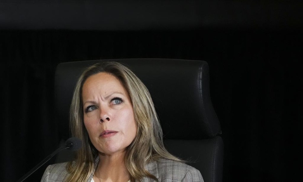 Tamara Lich appears as a witness at the Public Order Emergency Commission in Ottawa, on Friday, Nov 4, 2022. THE CANADIAN PRESS/Sean Kilpatrick