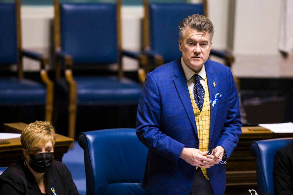 WINNIPEG FREE PRESS FILES
Bill 225 (Non-Disclosure Agreements Act) is intended to stop such agreements from being used to protect predators and those who employ or represent them, said Liberal Leader Dougald Lamont.