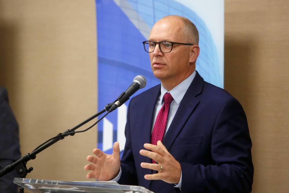 MIKE DEAL / WINNIPEG FREE PRESS FILES
Scott Gillingham released his costed election platform Tuesday while arguing his tax and frontage-fee hikes will fund critical investments that help Winnipeg recover from the massive economic effects of the pandemic.