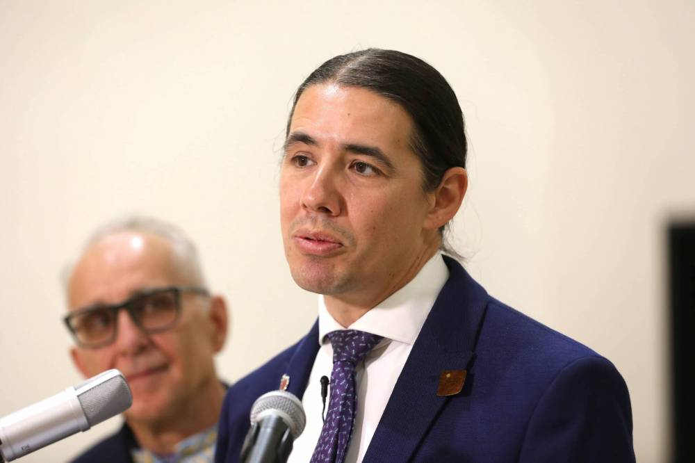 RUTH BONNEVILLE / WINNIPEG FREE PRESS FILES
Mayoral candidate Robert-Falcon Ouellette said the homes would be added within eight years, and offer a mix of transitional and affordable housing, depending on need, to ensure people no longer sleep in bus shelters and encampments.