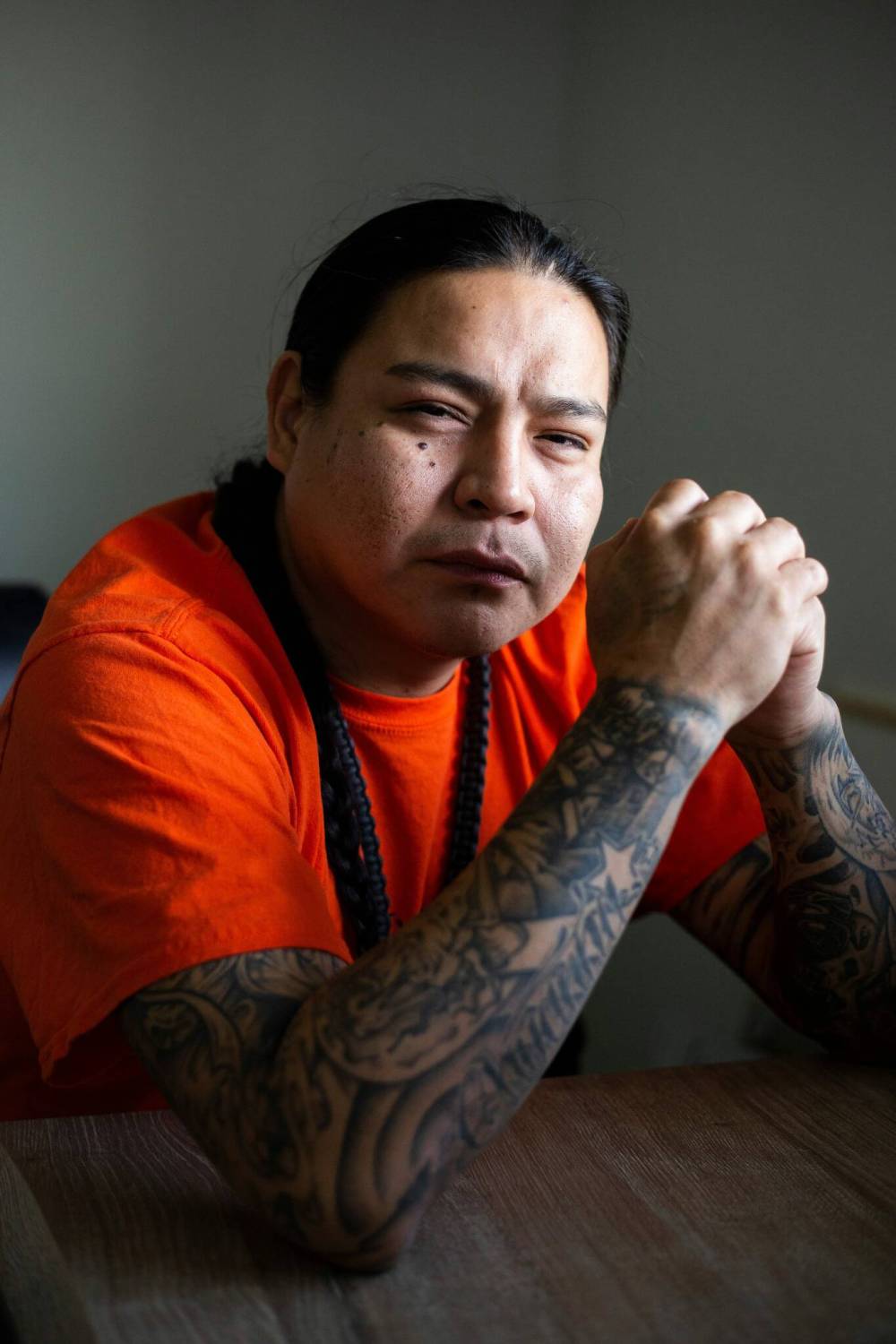 Ryan Beardy, co-ordinator at Gang Action Interagency Network. (Mikaela MacKenzie / Winnipeg Free Press)
