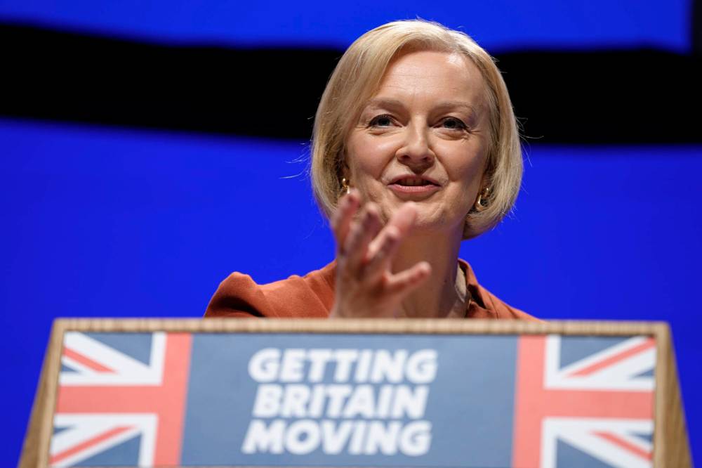 Britain’s Prime Minister Liz Truss has lost the substance of leadership by abruptly reversing the monetary plans that brought her to power. (Kirsty Wigglesworth / The Associated Press files)