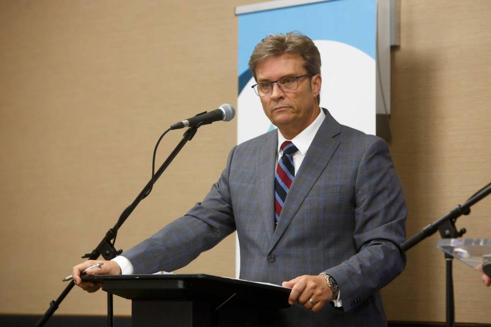 For the third question period in a row, the NDP or the Liberals asked about Kevin Klein’s time as an employee of Peter Nygard and his suitability to serve as MLA if elected in the Dec. 13 Kirkfield Park byelection. (Mike Deal / Winnipeg Free Press file)
