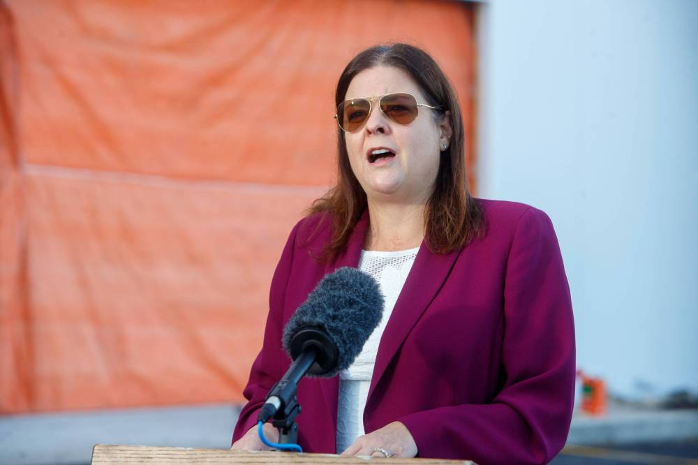 MIKE DEAL / WINNIPEG FREE PRESS FILES
“We do not, and Manitobans do not, want to go back to the dark days of the NDP government,” Premier Heather Stefanson said in response to NDP Leader Wab Kinew.