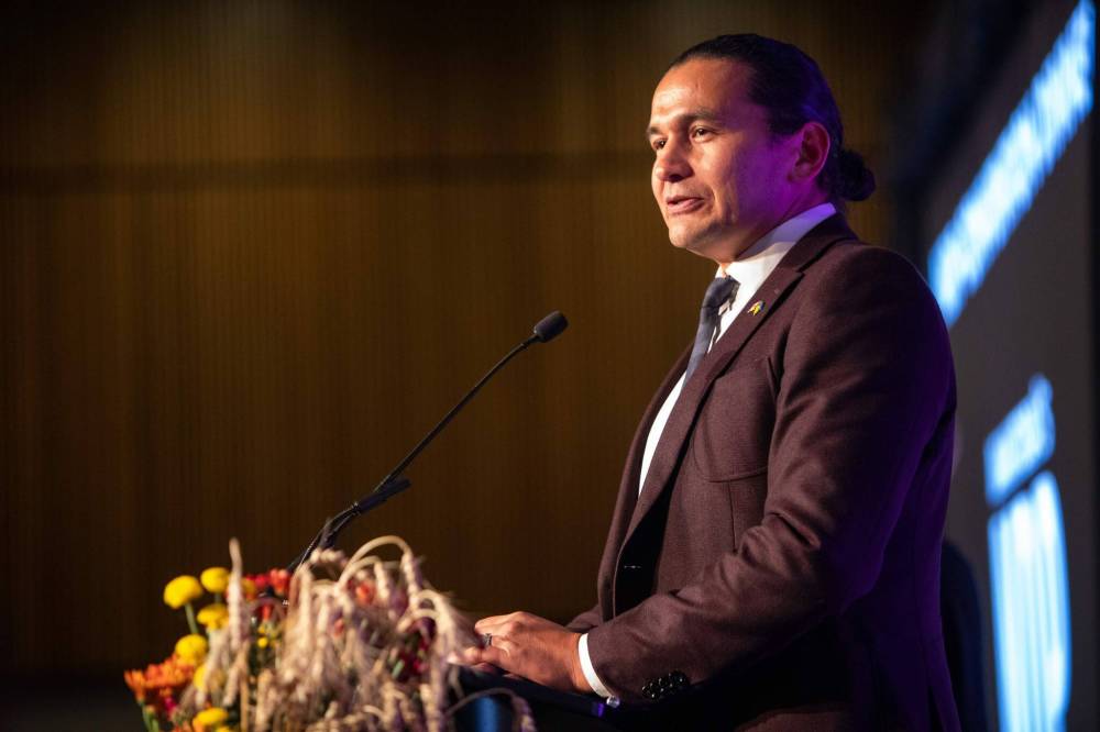 DANIEL CRUMP / WINNIPEG FREE PRESS FILES
NDP leader Wab Kinew said the Progressive Conservatives are directly responsible for the chaos in hospitals described by workers on the front-line.