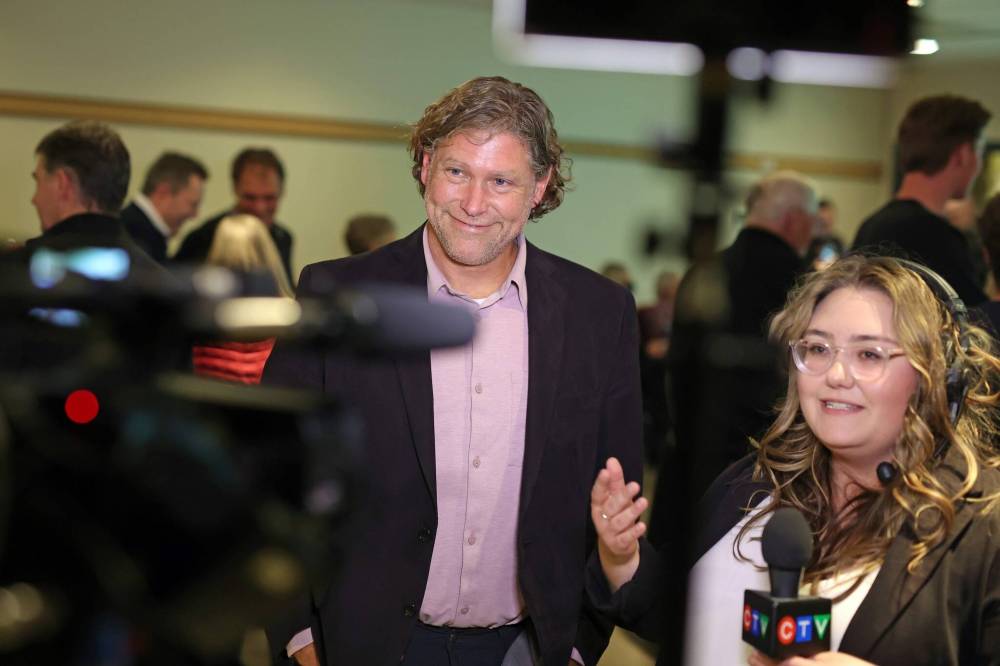 With a commanding lead at press time, three-term city councillor Jeff Fawcett is poised to be Brandon’s next mayor. (Tim Smith / The Brandon Sun)