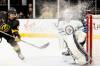 ELLEN SCHMIDT / THE ASSOCIATED PRESS
                                Vegas Golden Knights left wing William Carrier, left, takes a shot on goal against Winnipeg Jets goaltender Connor Hellebuyck during the second period in an NHL hockey game Sunday in Las Vegas.