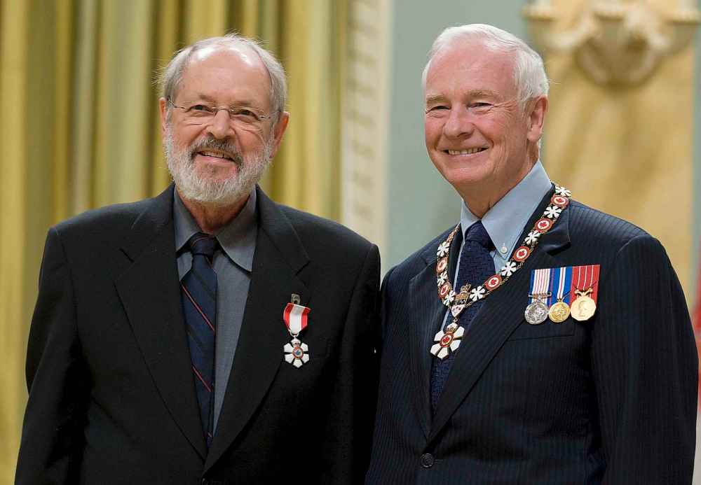 In 2010 Governor General David Johnston invested Étienne Gaboury, into the Order of Canada during a ceremony at Rideau Hall in Ottawa. (Adrian Wyld / The Canadian Press files)