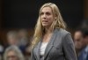 Sport Minister Pascale St-Onge rises during Question Period, in Ottawa, Monday, Nov. 14, 2022. THE CANADIAN PRESS/Adrian Wyld
