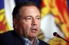 Alberta Premier Jason Kenney responds to a question from the media on the final day of the summer meeting of Canada's Premiers at the Fairmont Empress in Victoria, B.C., on Tuesday, July 12, 2022.&nbsp;Kenney, the former Premier of Alberta, accused Ottawa of leaving provinces 