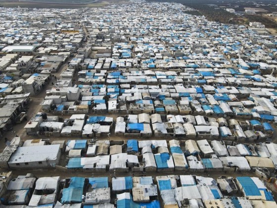 The Karma camp for internally displaced Syrians. (Omar Albam / The Associated Press files)