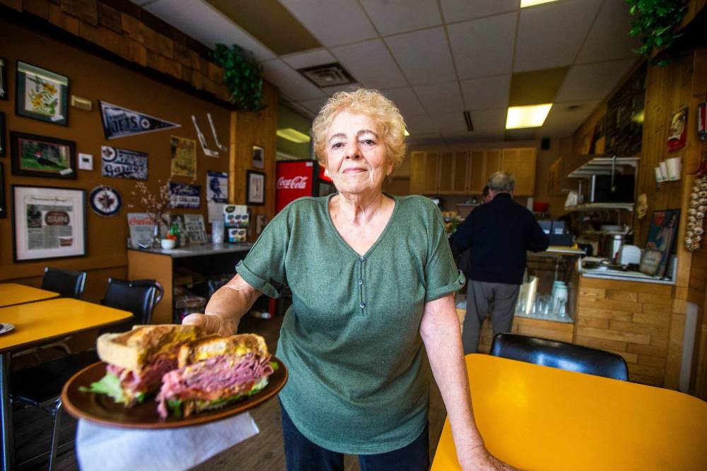 ’We make everything with love and that makes the difference,’ says Cecile Hull, who has run Pastrami & Things since 1983. (Mikaela MacKenzie / Winnipeg Free Press)