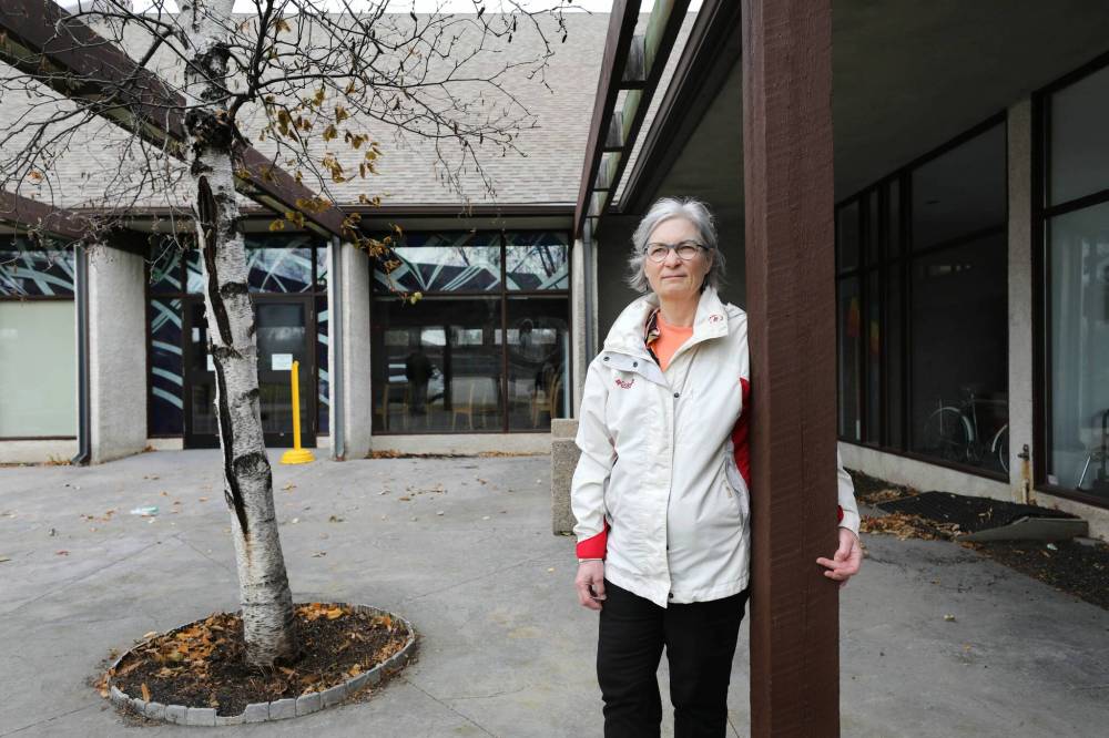 RUTH BONNEVILLE / WINNIPEG FREE PRESS
United Church minister Caryn Douglas said the “humanitarian crisis” Winnipeg businessman Mark Chipman referred to at a downtown safety announcement Tuesday is citywide.