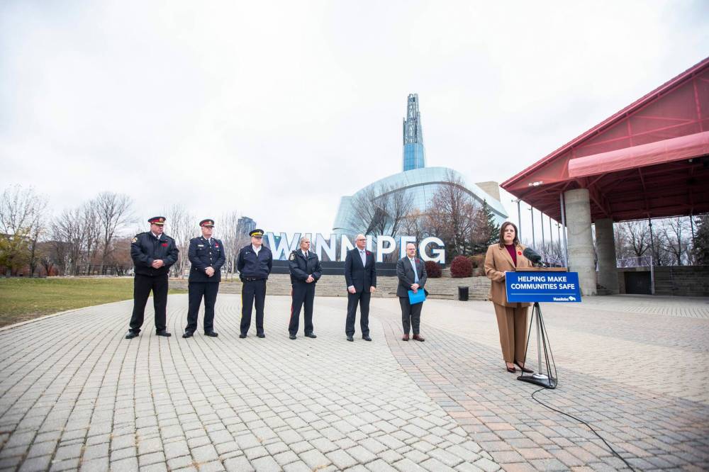 MIKAELA MACKENZIE / WINNIPEG FREE PRESS
Stefanson’s tough-on-crime rhetoric will tap into issues that are top of mind for many Winnipeg residents, as a byelection in Kirkfield Park approaches and the PCs face a battle in the polls, according to a new poll.