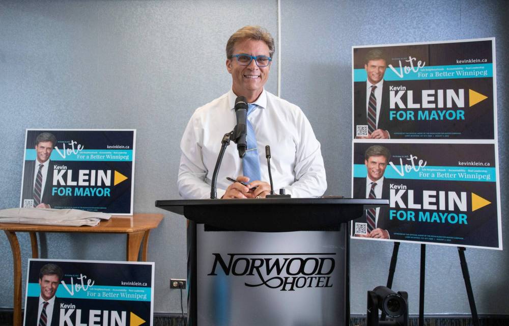 Jessica Lee / Winnipeg Free Press files
Former city councillor and mayoral candidate Kevin Klein will carry the Progressive Conservative banner in the upcoming Kirkfield Park byelection.