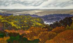 Ivan Eyre’s Field Light, acrylic on canvas