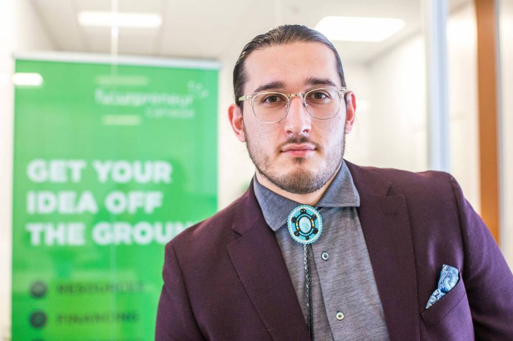 MIKAELA MACKENZIE / WINNIPEG FREE PRESS FILES
‘There’s a resurgence of Indigenous entrepreneurship,’ says Noah Wilson, business development manager for Indigenous Young Entrepreneurs at Futurpreneur Canada.