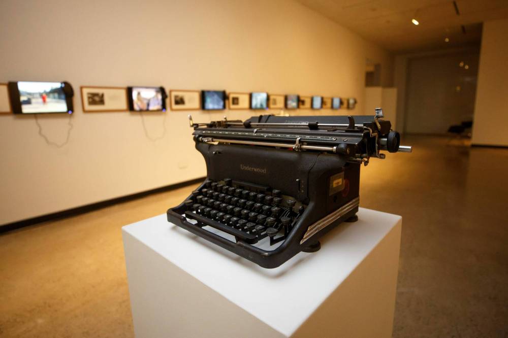 MIKE DEAL / WINNIPEG FREE PRESS
An old Underwood typewriter that was used in the Free Press newsroom.