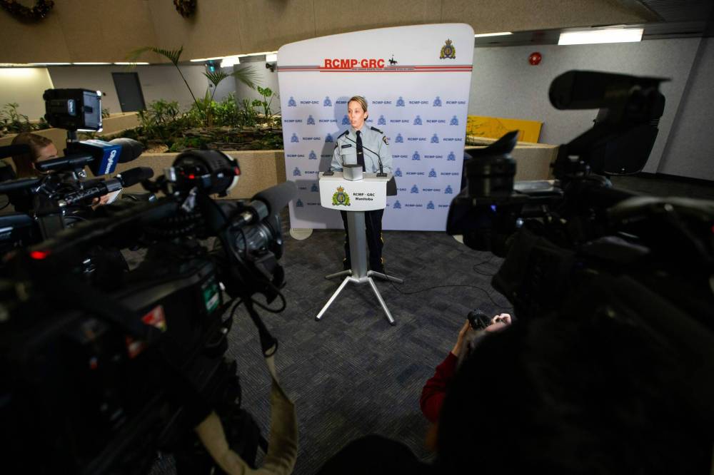 The kidnapped woman stopped to help Klimchuk, said Courchaine. (Daniel Crump / Winnipeg Free Press)