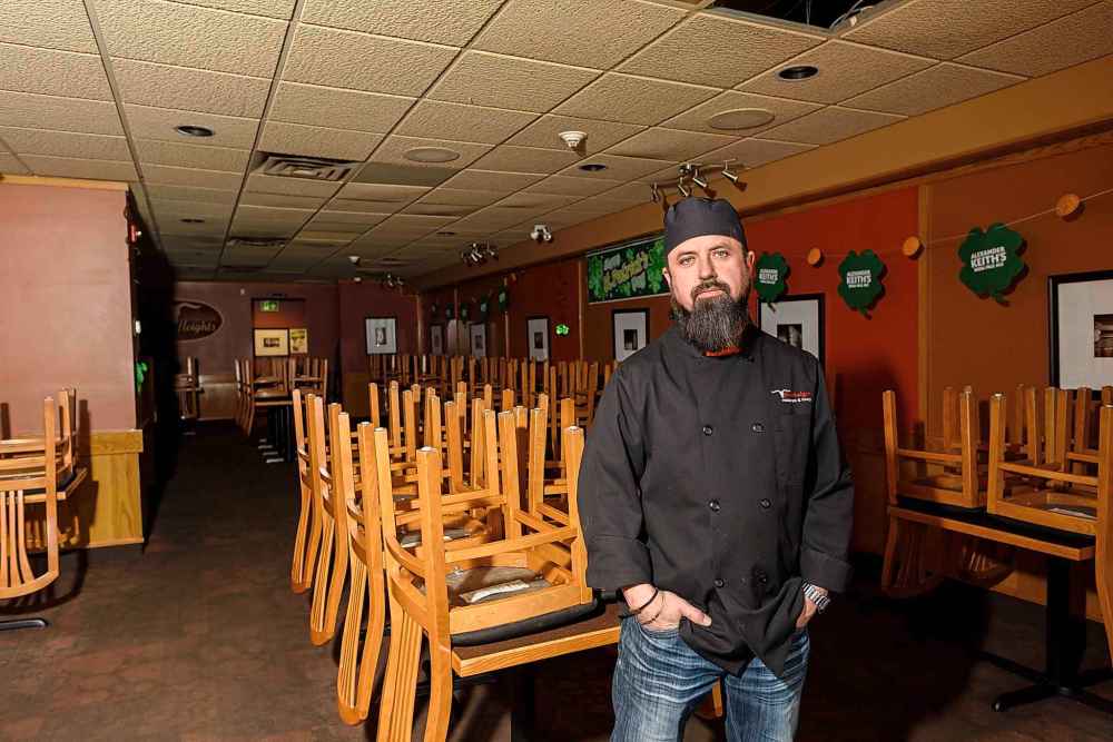 JESSE BOILY / FREE PRESS FILES
Noting restaurants rely on holiday season traffic to get them through the annual drop off of business early in a new year, Tony Siwicki said: “I think we have something to be worried about in January and February. I just have that feeling. I think it will be tough.”