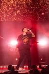 Dwayne Larson / Winnipeg Free Press
                                Country artist Kane Brown performs at Canada Life Centre in Winnipeg, Thursday.