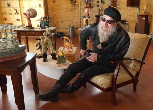 RUTH BONNEVILLE / WINNIPEG FREE PRES
                                Van Sewell is closing his commercial gallery at The Forks. &lsquo;I&rsquo;ve worked (here) for four years now, and at this point, it&rsquo;s probably enough.&rsquo;