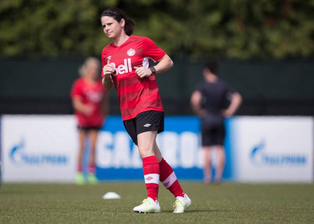 Canadian soccer legend Diana Matheson is spearheading the new league with her company, Project 8 Sports, along with a business partner. (Darryl Dyck / The Canadian Press files)