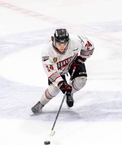 SUPPLIED
                                Lucas Brennan is known for his willing to do the work required to improve and be successful on the ice.