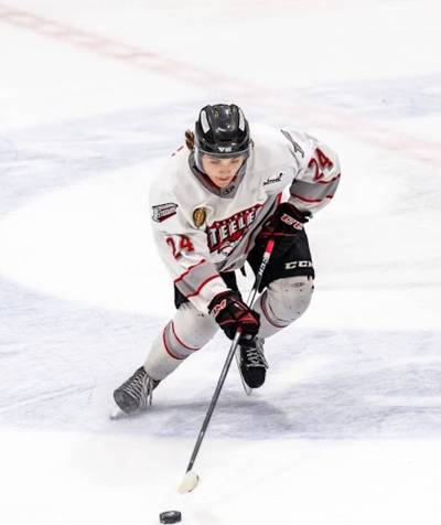 SUPPLIED
                                Lucas Brennan is known for his willing to do the work required to improve and be successful on the ice.