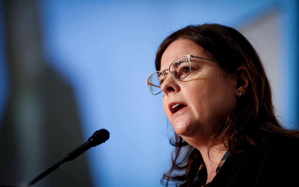 “Our team has been confronted with some of the biggest challenges in Manitoba’s history,” Stefanson said. (John Woods / The Canadian Press)