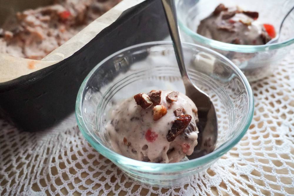 Eva Wasney / Winnipeg Free Press
Wondering what to serve for holiday dessert? Mrs. Madeline Day’s advice, straight from 1936, is the ‘very popular choice, ice cream.’