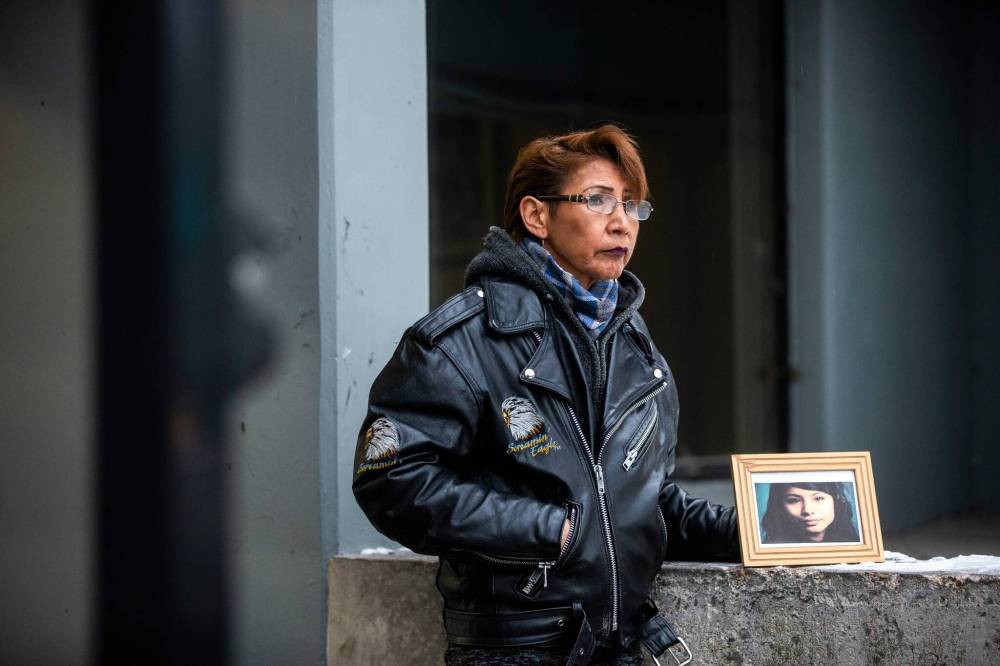 MIKAELA MACKENZIE / WINNIPEG FREE PRESS
News of Jeremy Skibicki’s alleged crimes and the prospect of potential landfill searches has retraumatized Caribou. She has suffered depression, anxiety and health troubles, describing herself as “a walking zombie.”