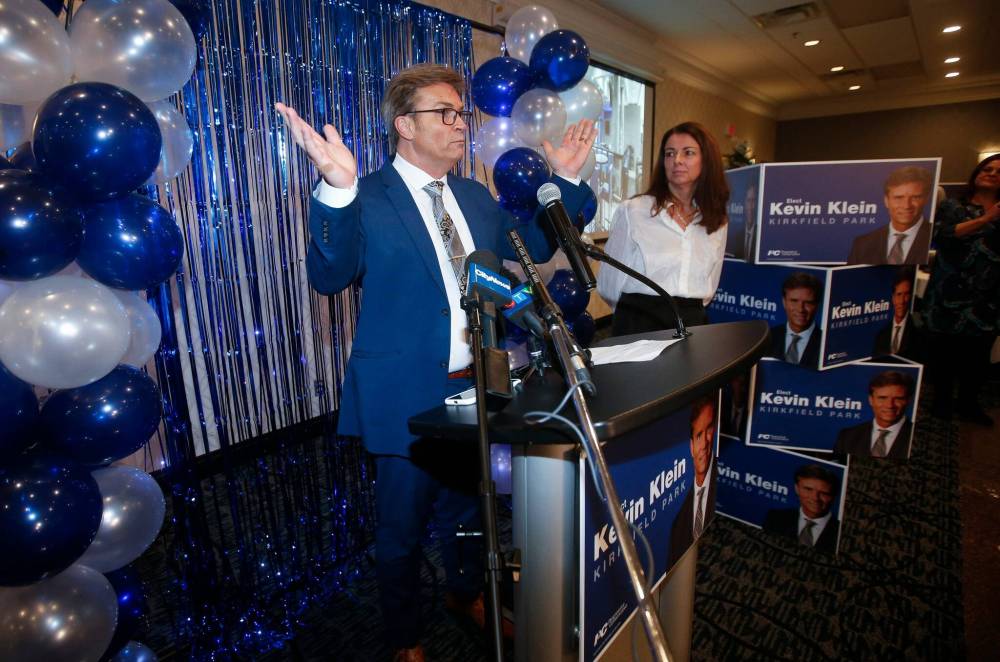 JOHN WOODS / WINNIPEG FREE PRESS
Far more voters in Kirkfield Park supported candidates other than Klein.