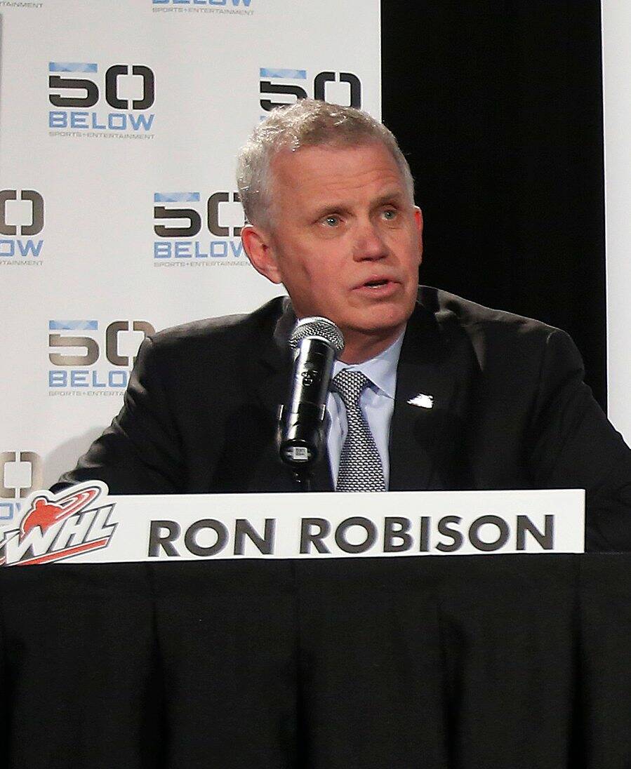 WHL Commissioner Ron Robison wouldn't talk to the Free Press about the arena issue. (John Woods / Winnipeg Free Press files)