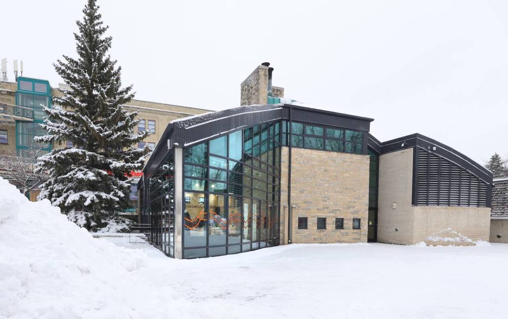 RUTH BONNEVILLE / WINNIPEG FREE PRESS
Manitoba’s Agowiidiwinan Centre opened its doors Thursday at The Forks.