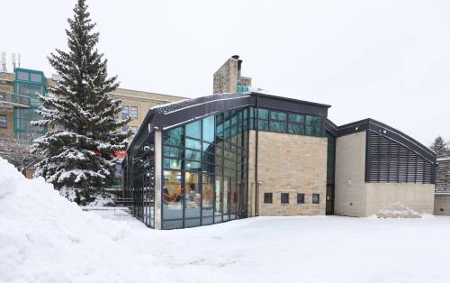RUTH BONNEVILLE / WINNIPEG FREE PRESS
                                Manitoba’s Agowiidiwinan Centre opened its doors Thursday at The Forks.