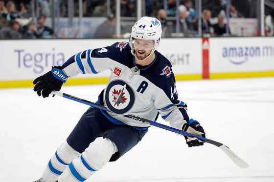 Josh Morrissey leads all NHL blue-liners with 28 assists. (John Froschauer / Associated Press files)