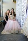 RUTH BONNEVILLE / WINNIPEG FREE PRESS
                                Taylor Quill, 24, who will be graduating June 23, finds a dress through the Ma Mawi Wi Chi Itata program.