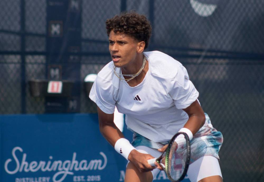 Mike Thiessen / Winnipeg Free Press
Montréal’s Gabriel Diallo turned pro at the beginning of 2023 and has quickly shot up the ATP world rankings.