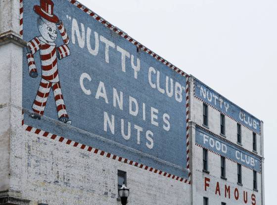 JOHN WOODS / WINNIPEG FREE PRESSThe iconic Nutty Club imagery on Scott-Bathgate's Pioneer Avenue building.