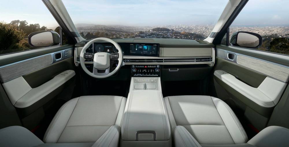 Supplied
The spacious interior features a unique dual screen instrument panel, with two 12.3-inch screens in a curved panel that is devoid of the usual hood to block glare. The surface of the screen means glare isn’t a problem, even in bright sunlight.
