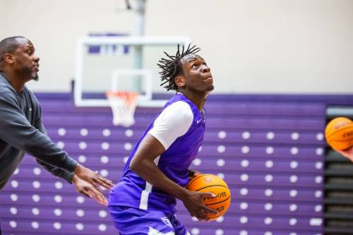 COLLIN BOYLES / ST. THOMAS ATHLETICS
                                Former St. Paul&rsquo;s star Ramogi Nyagudi averaged 17 points and nine rebounds for DME Academy in Wisconsin last season.