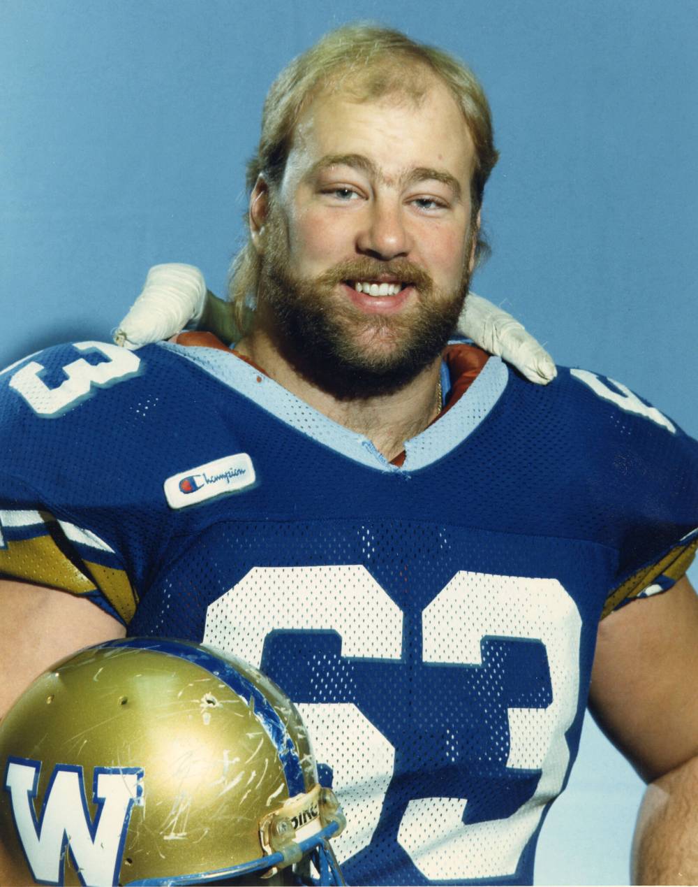 THE CANADIAN PRESS FILES
Former O-lineman Chris Walby played for the Bombers from 1981-96, hoisting three Grey Cups with the team.