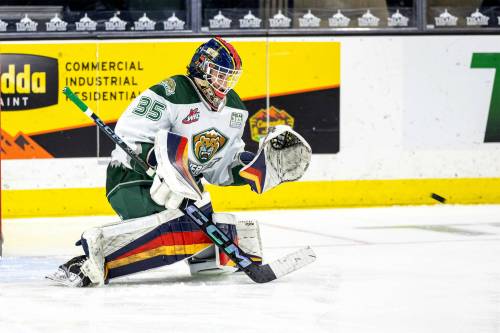 Andy Glass photo
                                Goaltender Raiden LeGall has moved from the MJHL’s Niverville Nighthawks to the WHL without losing his NCAA eligibility.