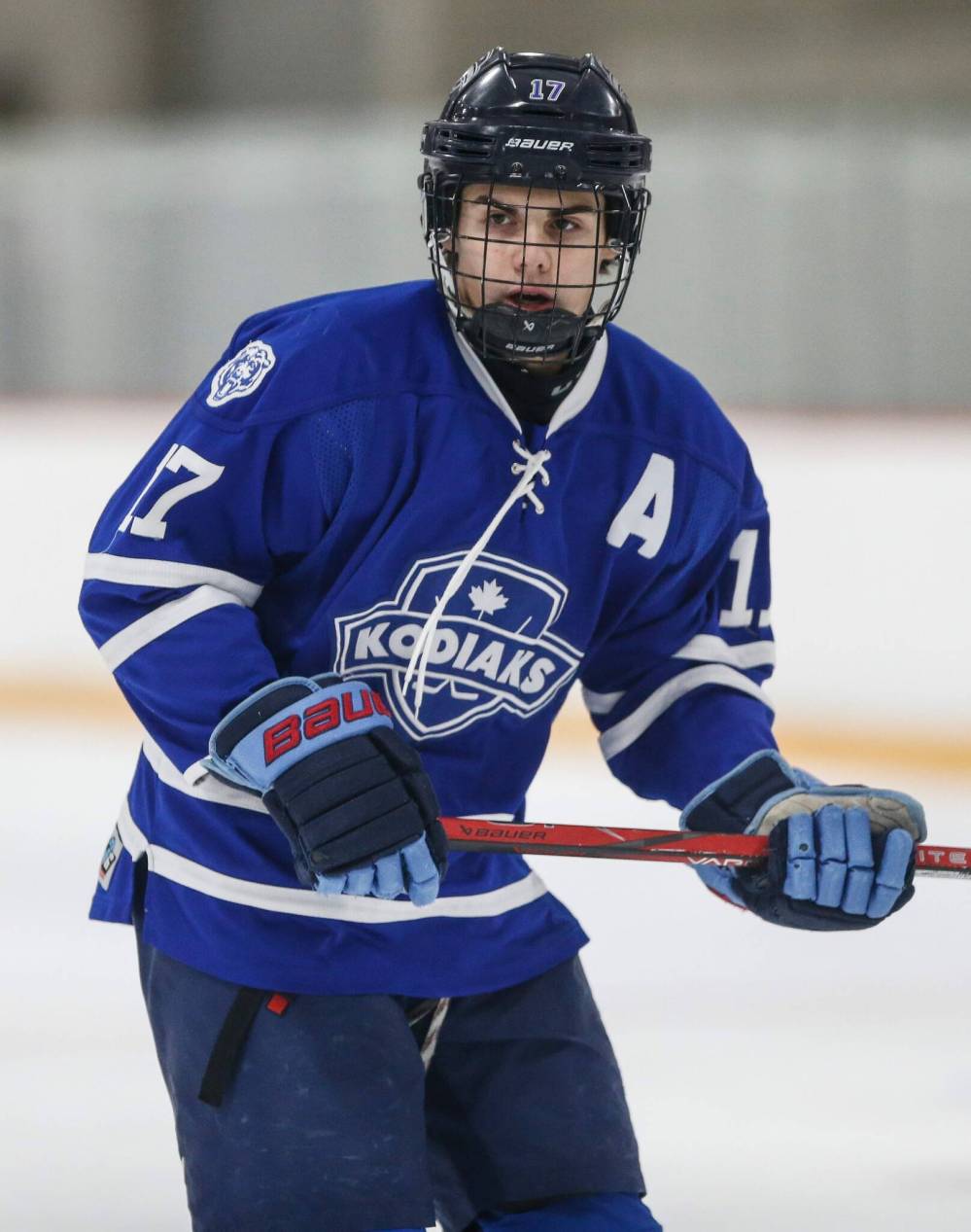 JOHN WOODS / FREE PRESS
Nolan Fielding has 31 points in 11 games for the River East Kodiaks this season.
