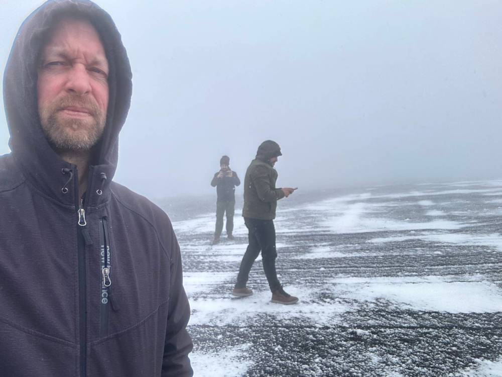 Ben Sigurdson / Free Press
A trek some 2,800 metres up Mout Etna saw sun turn to rain and then snow… in May. In southern Italy.