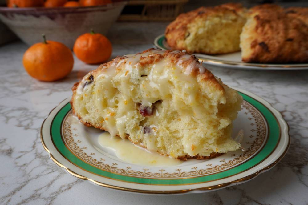 EVA WASNEY PHOTO
These Cranberry Orange Scones from Marlene Cyncora are soft and not too sweet.