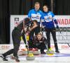 Michael Burns / THE CANADIAN PRESS via Curling Canada
                                Jocelyn Peterman calls to partner Brett Gallant on Wednesday during Canadian mixed doubles curling trials action vs. Tyrel Griffith and Jennifer Armstrong in Liverpool, N.S.