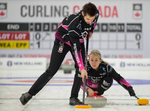 Michael Burns Photo / Curling Canada
                                Kadriana and Colton Lott lost a heartbreaker to Brett Gallant and Jocelyn Peterman Thursday in Liverpool, N.S.