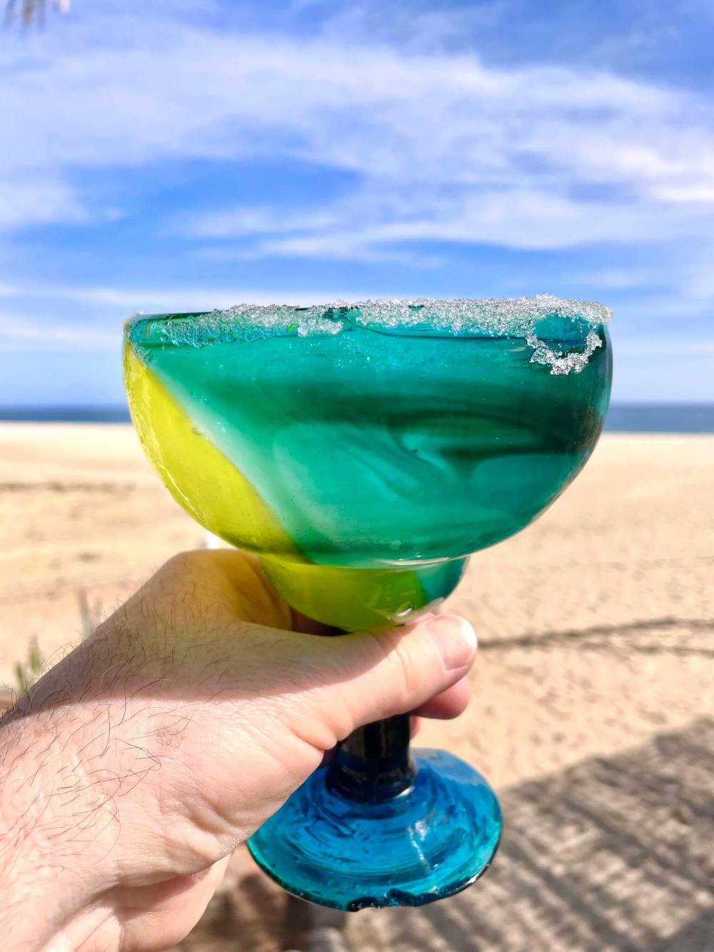 Drink in the colour at Mama Mia Los Cabos in San José del Cabo.
